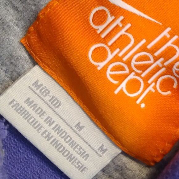 Vintage Nike Small Swoosh Logo Zipper Hoodie Sweatshirt Lightweight - Picture 4 of 9